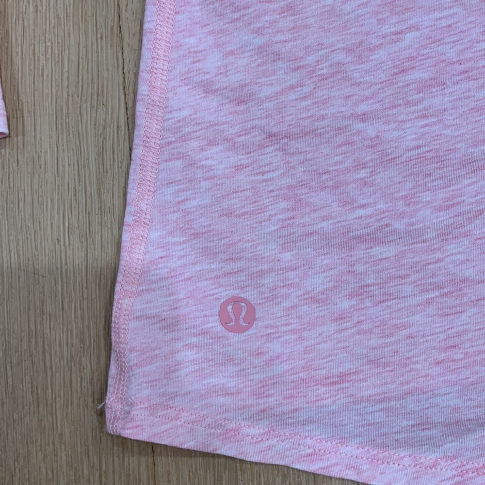 Pink Lululemon Crossback Long Sleeve Tee - Picture 3 of 5